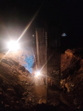 第二工程公司沭河生態路工程動態