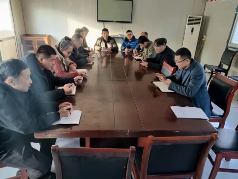 淄川拌合場站宣貫公司文件精神 摩拳擦掌蓄勢待發