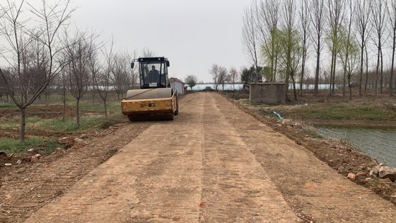 郯城縣新村農業產業園項目路基工程全面完工
